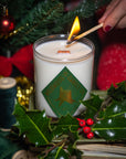Holly Candle - balsam fir, pine, holly berry