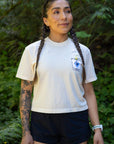 Wildwood Candle Co. Women's Crop Tee - Ivory