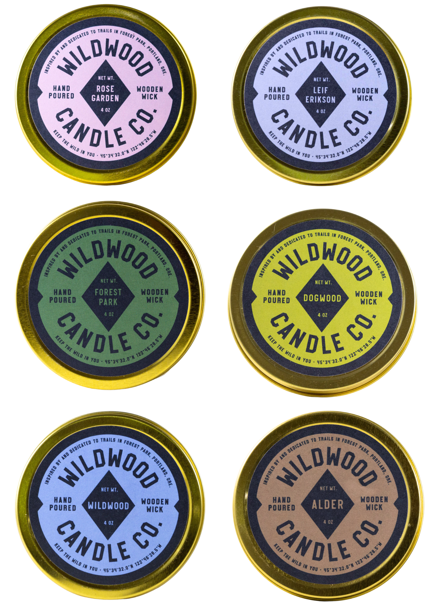 Travel Candle 6 Pack – Wildwood Candle Co.