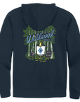 Wildwood Candle Co. Men's Full Length Zip Hoodie - Navy