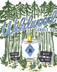 Wildwood Candle Co. Women's Crop Tee - Ivory
