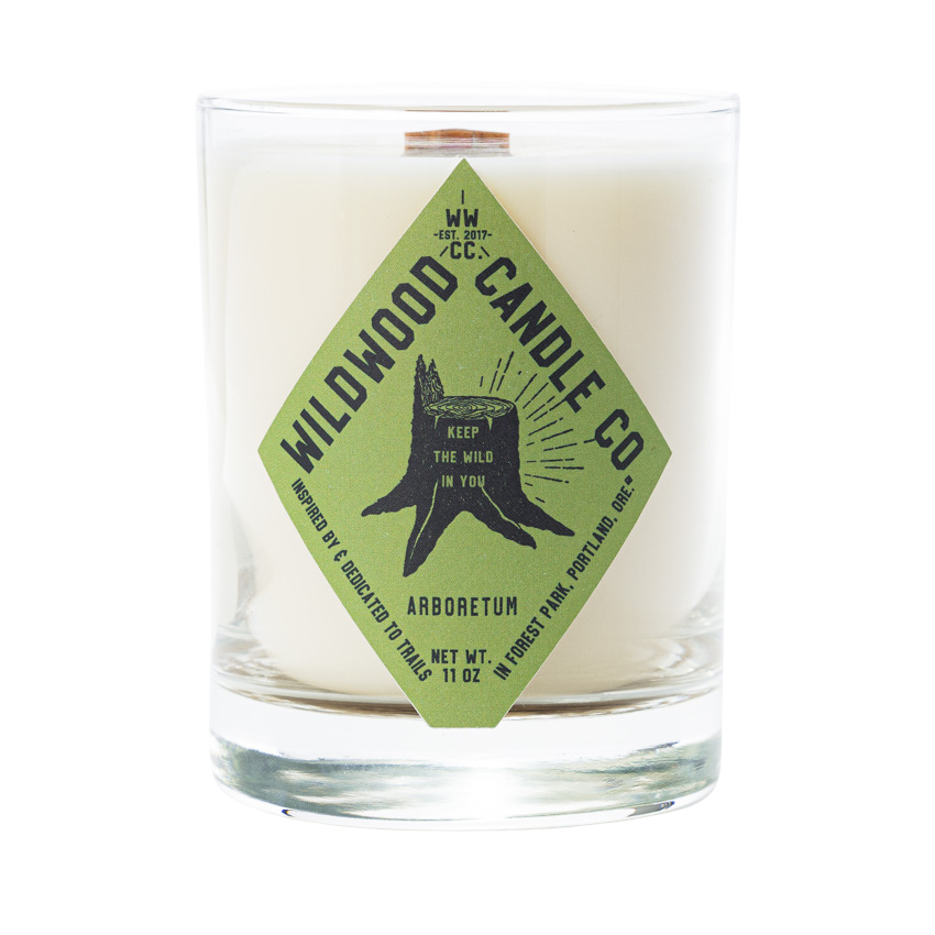 Arboretum Candle - redwood, pine, embers