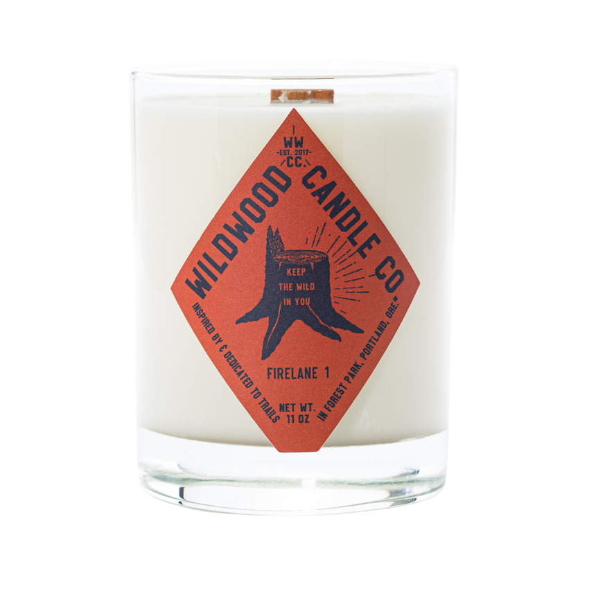 firelane 1 campfire candle by wildwood candle co