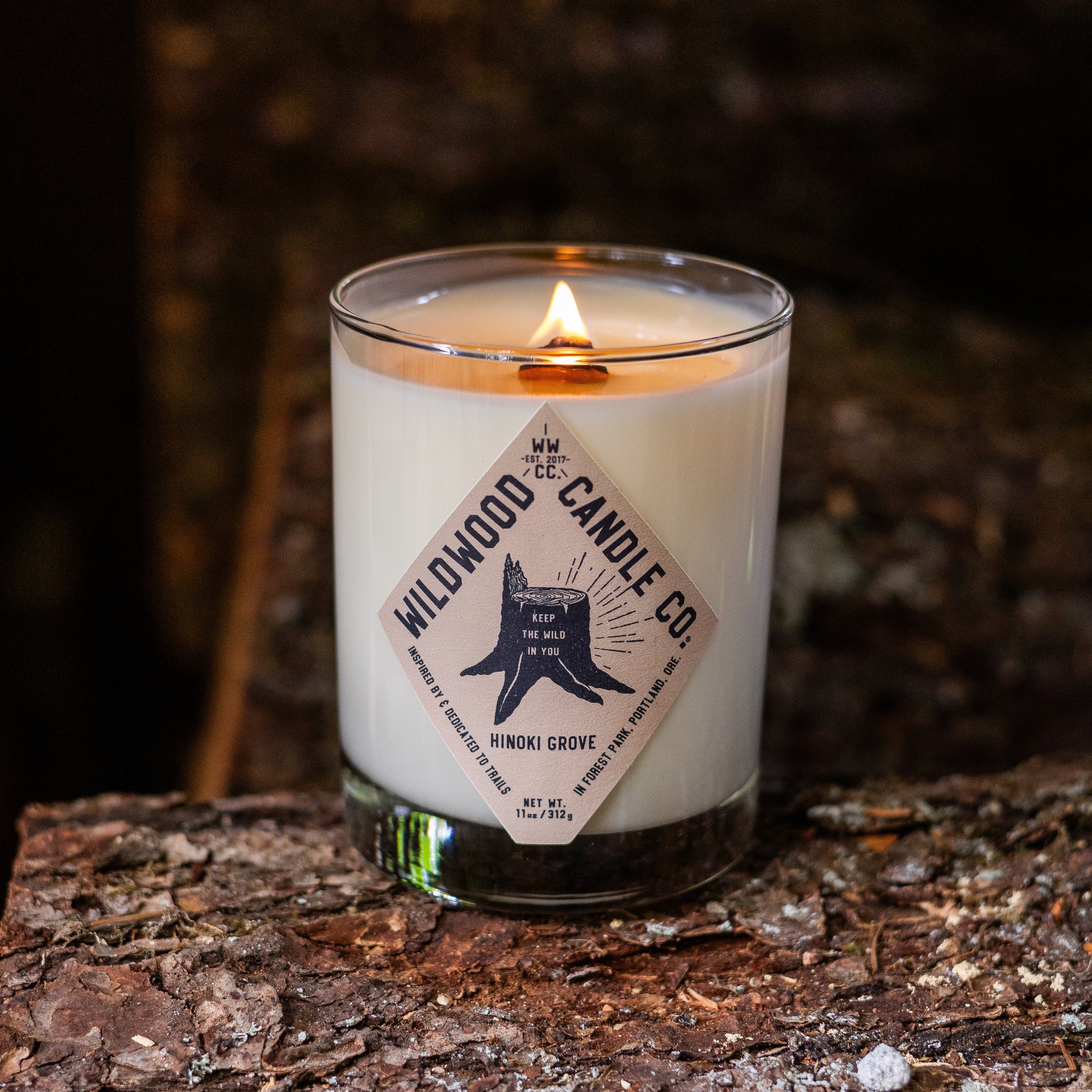 Hinoki Grove Candle by Wildwood Candle Co. | Portland, Oregon Candles