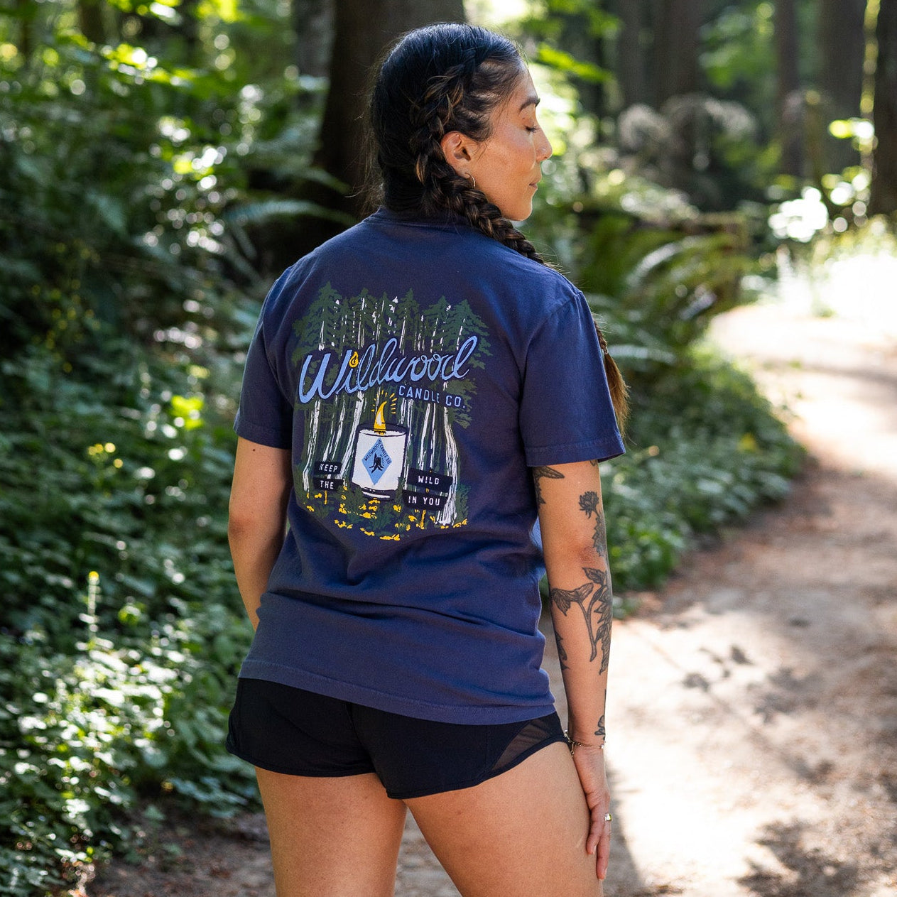 Wildwood Candle Co. Relaxed Tee - Navy