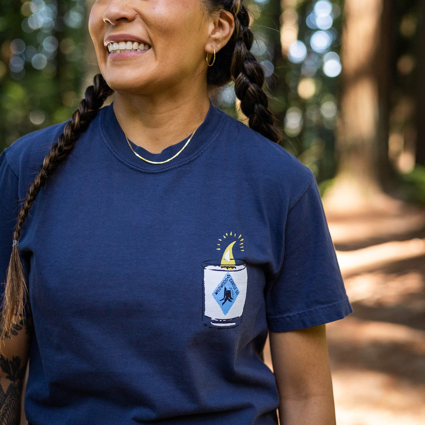 Wildwood Candle Co. Relaxed Tee - Navy