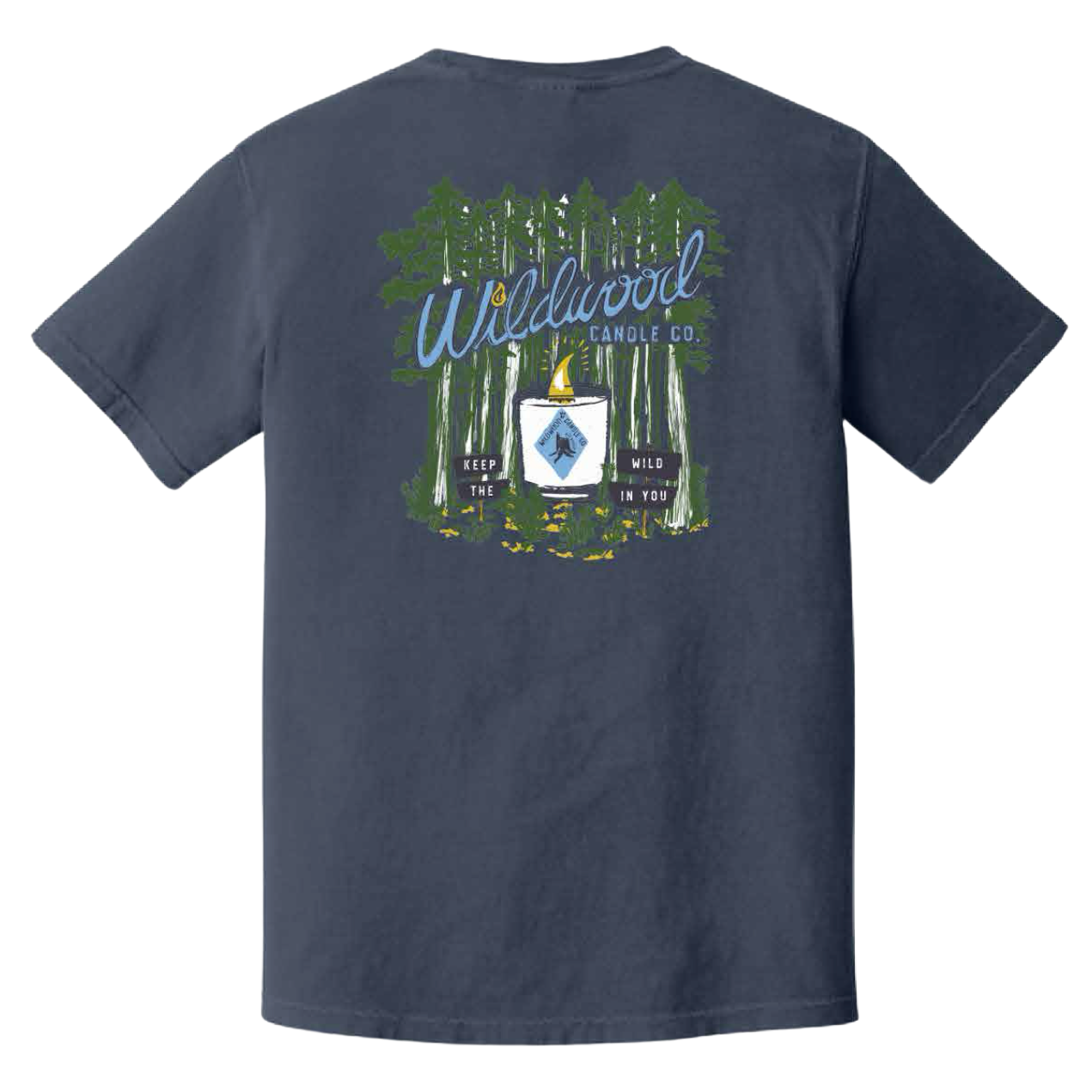 Wildwood Candle Co. Relaxed Tee - Navy