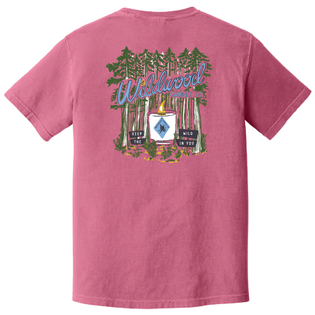 Wildwood Candle Co. Relaxed Tee - Crunchberry