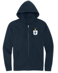 Wildwood Candle Co. Men's Full Length Zip Hoodie - Navy