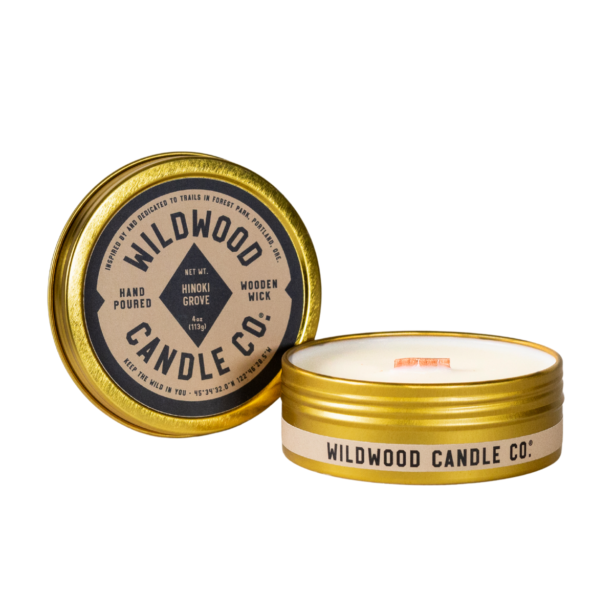 Hinoki Grove Travel Candle