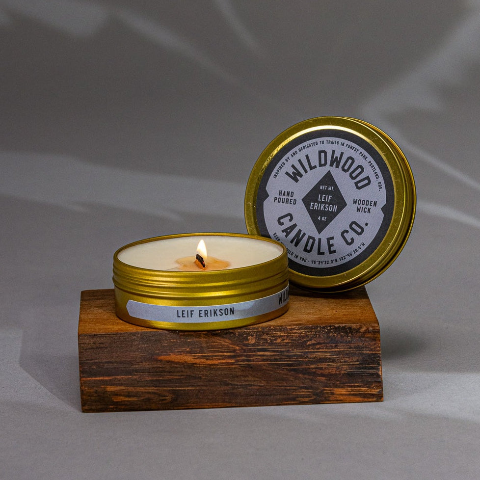 Leif Erikson Travel Candle